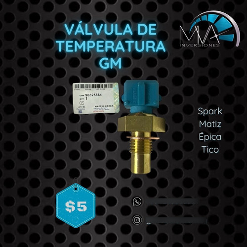 Válvula De Temperatura Spark Matiz Épica Tico Gm
