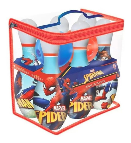 Brinquedo Jogo De Boliche Homem Aranha De Plástico Lider