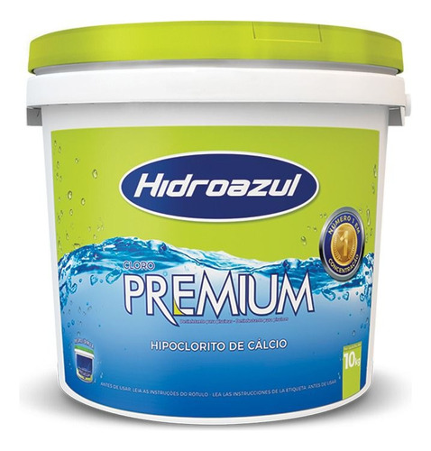 Cloro Premium Hipoclorito 70% Cloro Ativo - 10kg - Hidroazu