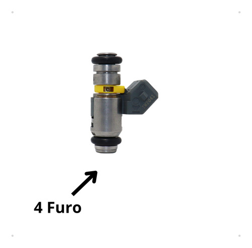 Kit Com 4 Bico Injetor Iwp041 Gol Parati Polo Ibiza 1.0