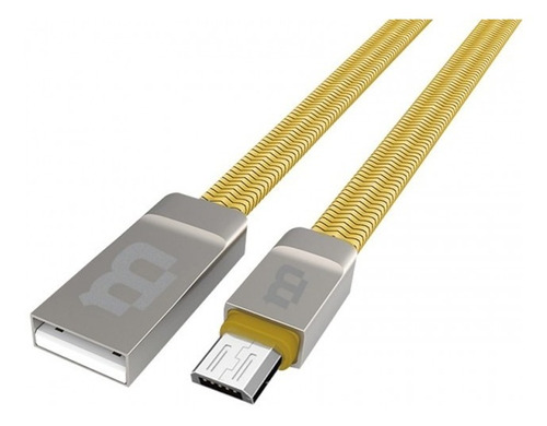 Cable Blackpcs Zinc V8 Oro 100 Cm 2.1a Cagmz-3 /v /vc