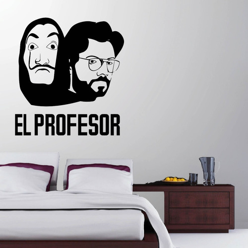 Decorativo Casa De Papel Profesor Vinilandia