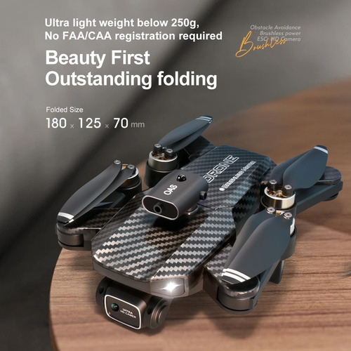 1080p Hd Fpv Drones Plegables Con Motores Sin Escobillas, Rc