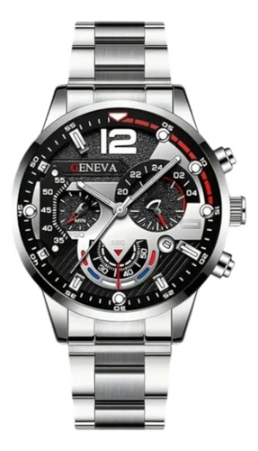 Reloj Hombre Acero Inoxidable Hebilla Gancho Generic