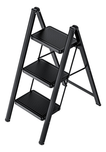 Taburete Plegable De 3 Escalones De Metal Para Adultos, Peda