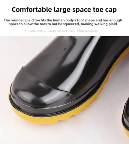 Botas De Chuva De Trabalho Impermeáveis De Cano Alto, Antide