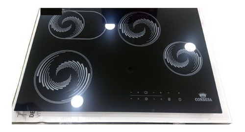 Tope De Cocina Eléctrico, Vitroceramica Condesa 4 Hornillas