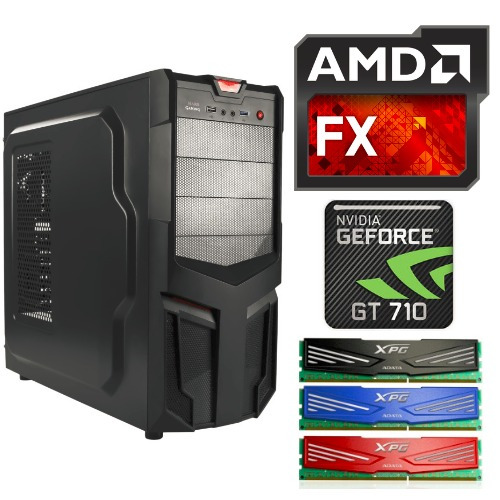 Torre Cpu Gamer Fx 6300 Gt-710 2tb Ram 8gb Pc Juego Gratis