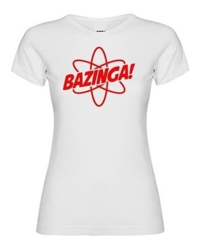 Polera Bazinga Big Bang Theory Mujer