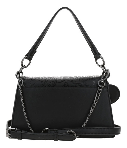 Bolso Baguette Barbie Gorett Patricya Negro Rosa Para Dama