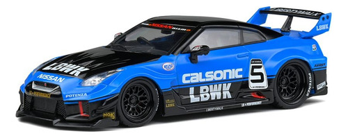 Nissan Gt-r (r35) Lb Silhouette Calsonic 1:43 Solido Azul