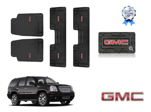 Tapetes 3 Filas Big Truck Logo Gmc Yukon 2007 A 2013 2014