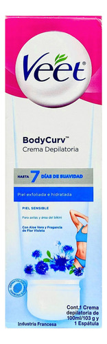 Veet Crema Depilatoria Axila Y Bikini Piel Sensible 100 Ml