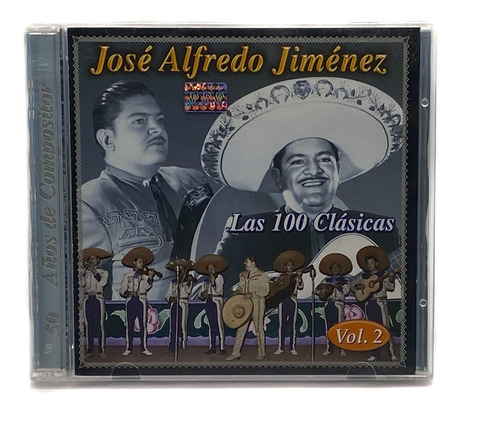 Set 2 Cd´s José Alfredo Jiménez - Las 100 Clásicas Vol. 2