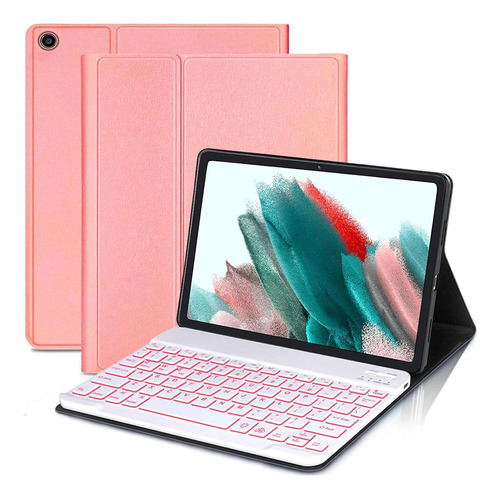 Funda Con Teclado Suyooulin / Para Galaxy Tab 10.5  / Rose