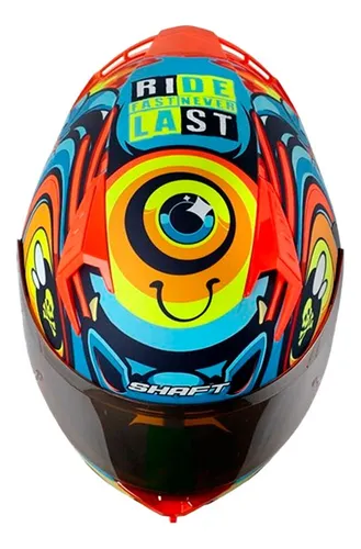 Casco Integral Shaft 526sp Evo Ojibrou Az Cl Az Visor Sm Cl