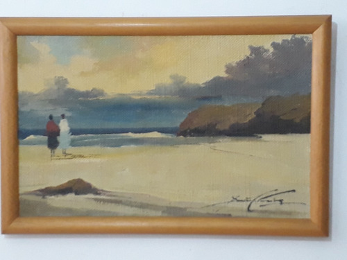 1316- Sansão Pereira Osj 44x30cm Com Moldura. Marinha. (Usado)