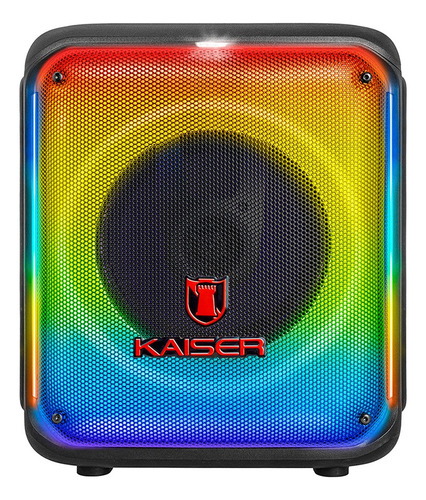 Bocina 8 PLG Kaiser 7,200 W Pmpo Portátil Flama Ksw-3008