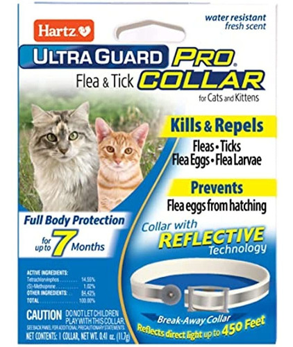 Collar Hartz Ultraguard Pro Contra Pulgas Y Garrapatas Para 