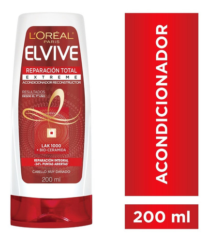 Acondicionador Reparacion Total Extreme X200 Elvive Loreal