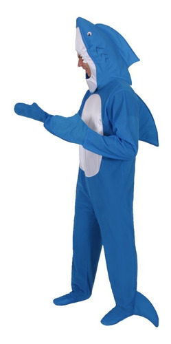 Disfraz Tiburón Azul Adulto
