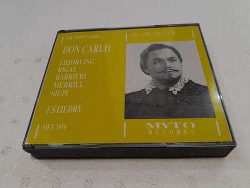 Don Carlo, Verdi, Björing, Barbieri - 2cd 1991 Italia Nm