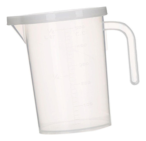Para Vaso De Precipitados De Plástico Con Asa 500 Ml