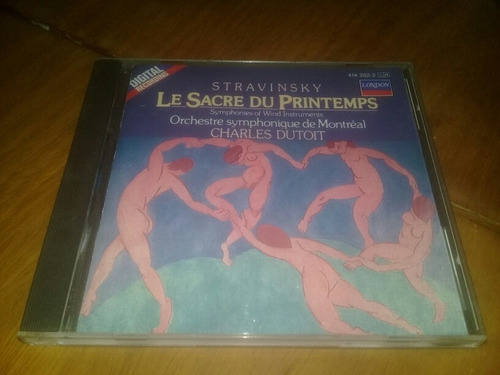 Stravinsky Le Sacre Du Printemps Charles Dutoit Cd  