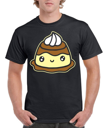 Playera Kawaii Vanilla Flan Comida Estetica Japonesa A1363