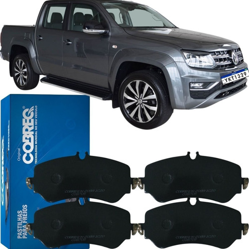 Jogo Pastilha De Freio Traseira Cobreq Amarok 3.0 Tdi 2021