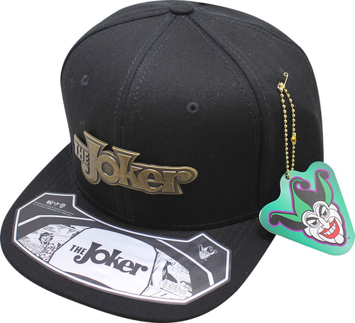 Gorra Dc Comics The Joker Logo Placa Vintage