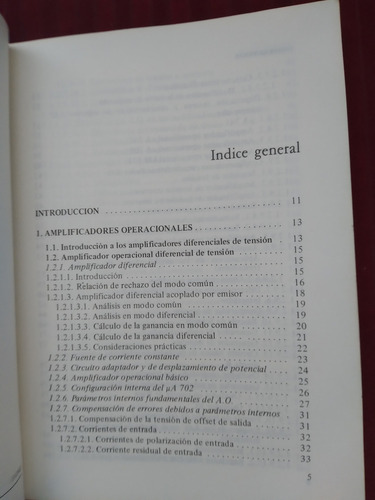 Libro Circuitos Integrados Lineales, M. Torres Portero (Usado)