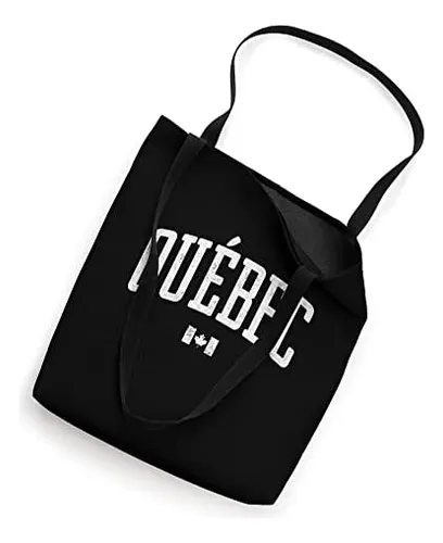 Icono De La Bandera De Québec Canadá Vintage Bolsa De Tela