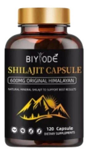 Shilajit 120 Cápsulas 500 Mg C/u (rinde 60 Días) Gwynne A