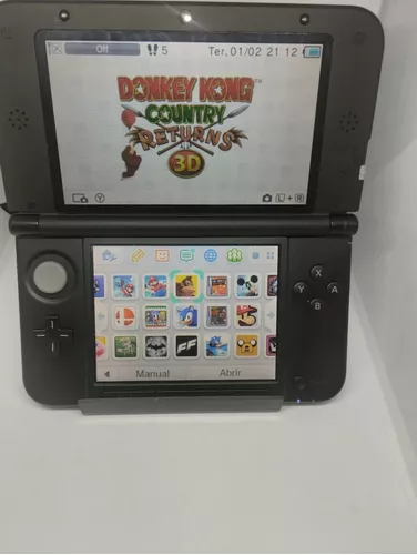 Nintendo 3ds Xl Completo Com Jogos 3ds E Emuladores