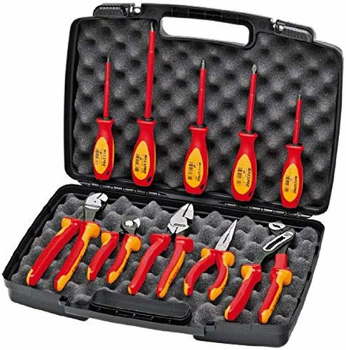 Knipex Tools Lp 9k989831us Juego De 10 Alicates Aislados De 