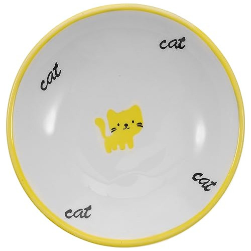 Bestoyard Tilt Ceramic Cat Bowl Raised Dog Bowls Elevated Ca