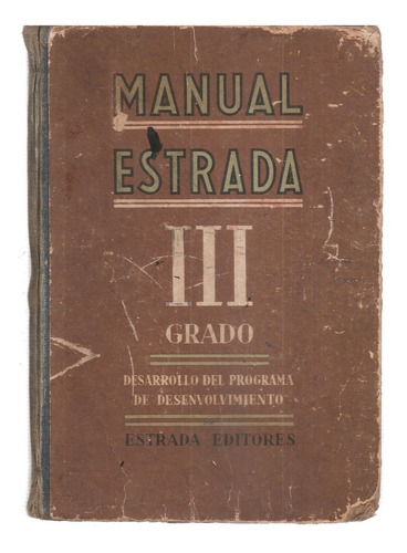 Manual Estrada  Tercer Grado 1953