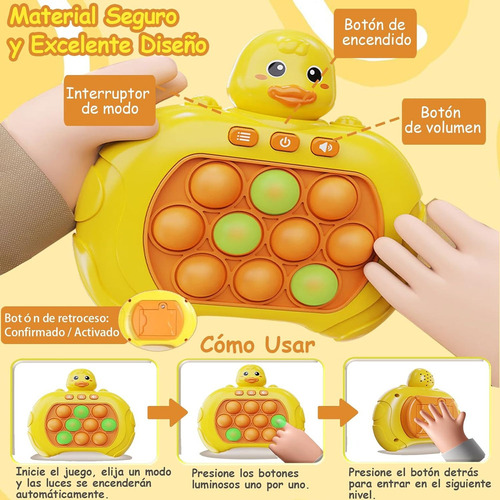 Juguetes Sensoriales Bubble Pop Relief Stress Quick Push Gam