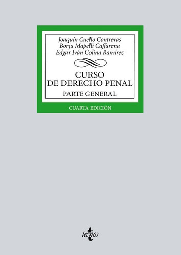 Libro Curso De Derecho Penal - Cuello Contreras, Joaquin