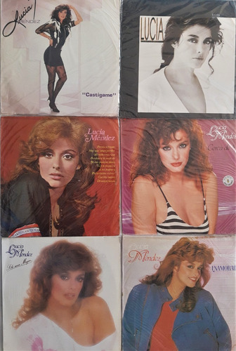 6 Lps Lucia Mendez De Coleccion