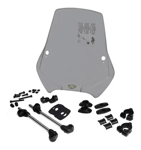 Parabrisas Moto Fumé Con Soportes Universal Kappa Italiano
