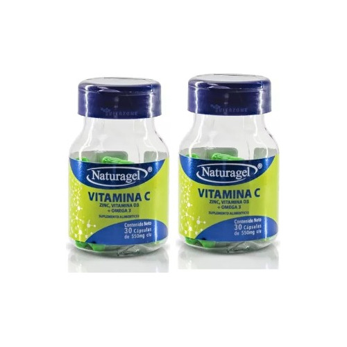 2pack Naturagel Vitaminac, Zinc, Vitaminad3,omega3 30cpssfn