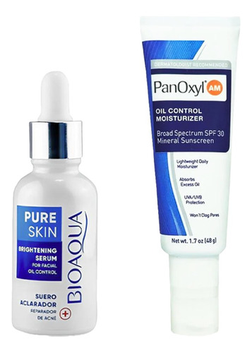 Serum Pure Skin Antiacné + Crema Hidratante Facial