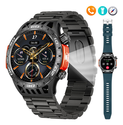 Smart Watch Ht22/1.46 Reloj Deportivo Con Bluetooth Para Lla