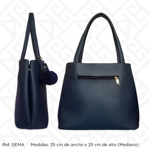 Bolso Dama Carteras Mujer Tote Karla Chacon + Accesorio