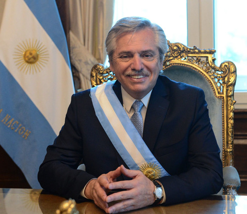 Cuadro 20x20cm Fernandez Presidente Peronismo Argentina