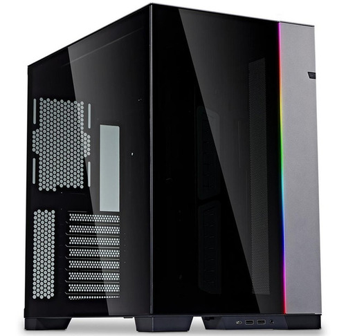 Gabinete Gamer O11 Dynamic Evo Cinza Lian Li Cor Prateado