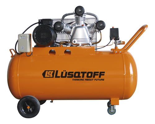 Compresor De Aire Eléctrico Lüsqtoff Lc-40200 Trifásico 200l Color Naranja Fase eléctrica Trifásica Frecuencia 50 Hz