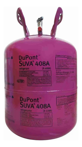 Gas Refrigerante Suva R408a De 10.896kg Marca Dupont